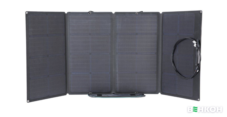 EcoFlow 160W Solar Panel - первая в рейтинге портативных солнечных батарей