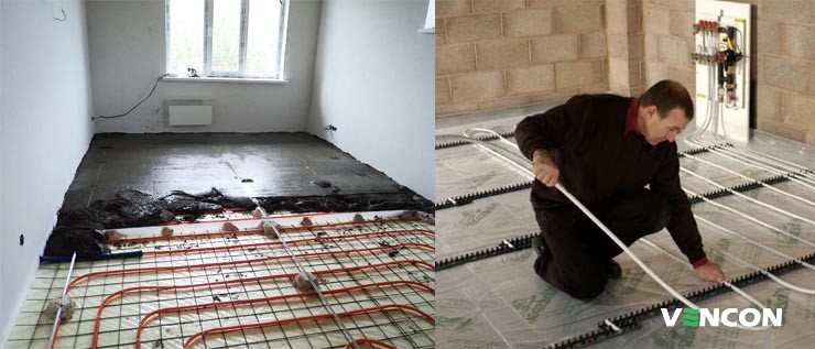 Підготовка приміщення для монтажу теплої підлоги