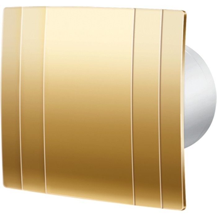 Золотистый вытяжной вентилятор Blauberg Quatro Hi-Tech Gold 125