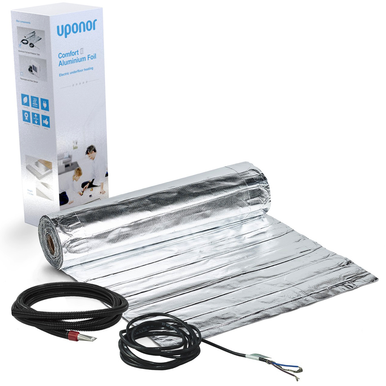 Теплый пол Uponor электрический Uponor Aluminium Foil 140-3