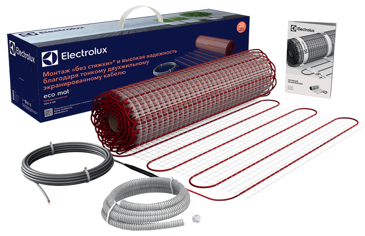 Инструкция нагревательный мат electrolux для теплого пола Electrolux Eco Mat EEM 2-150-1,5