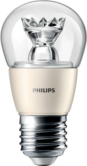 Характеристики светодиодная лампа philips форма шар Philips Mas LedLuster D 6-40W E27 827 P48 CL
