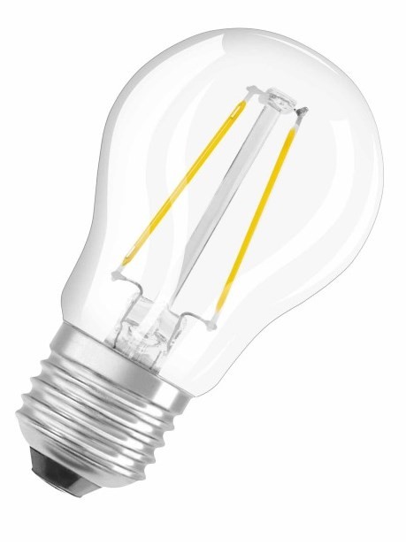 Светодиодная лампа Osram форма груша Osram Led Retrofit Filament P25 2W/827 E27 230V 300° CL (4052899941618)
