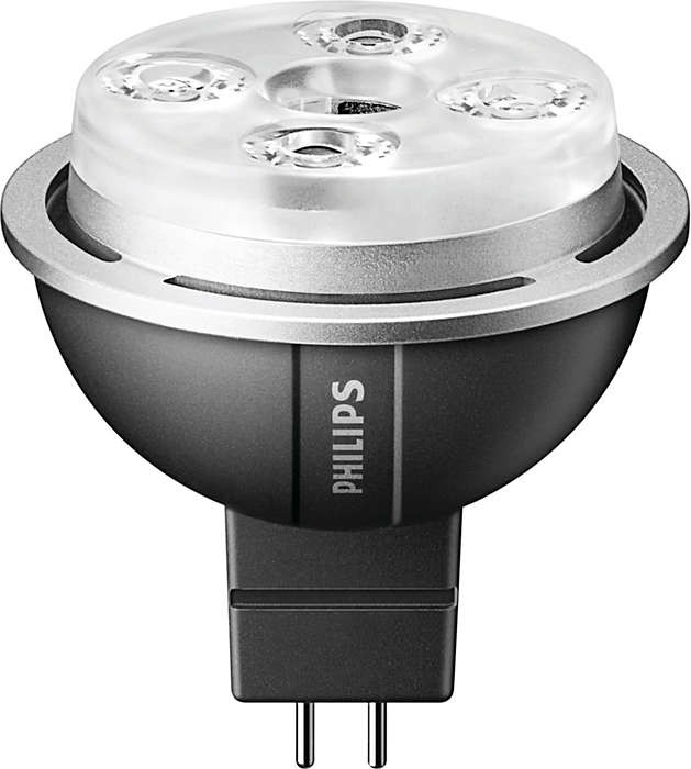 Светодиодная лампа мощностью 10 Вт Philips Mas LedSpotLV D 10-50W 827 MR16 24D