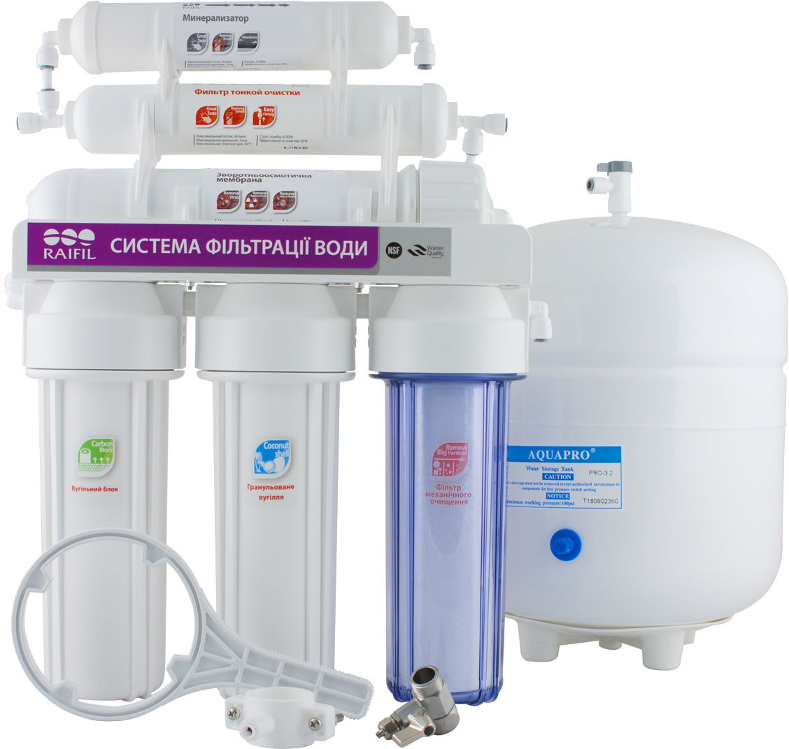 Фільтр для очищення води в акваріумі Raifil Grando 6 (RO905-650-EZ)