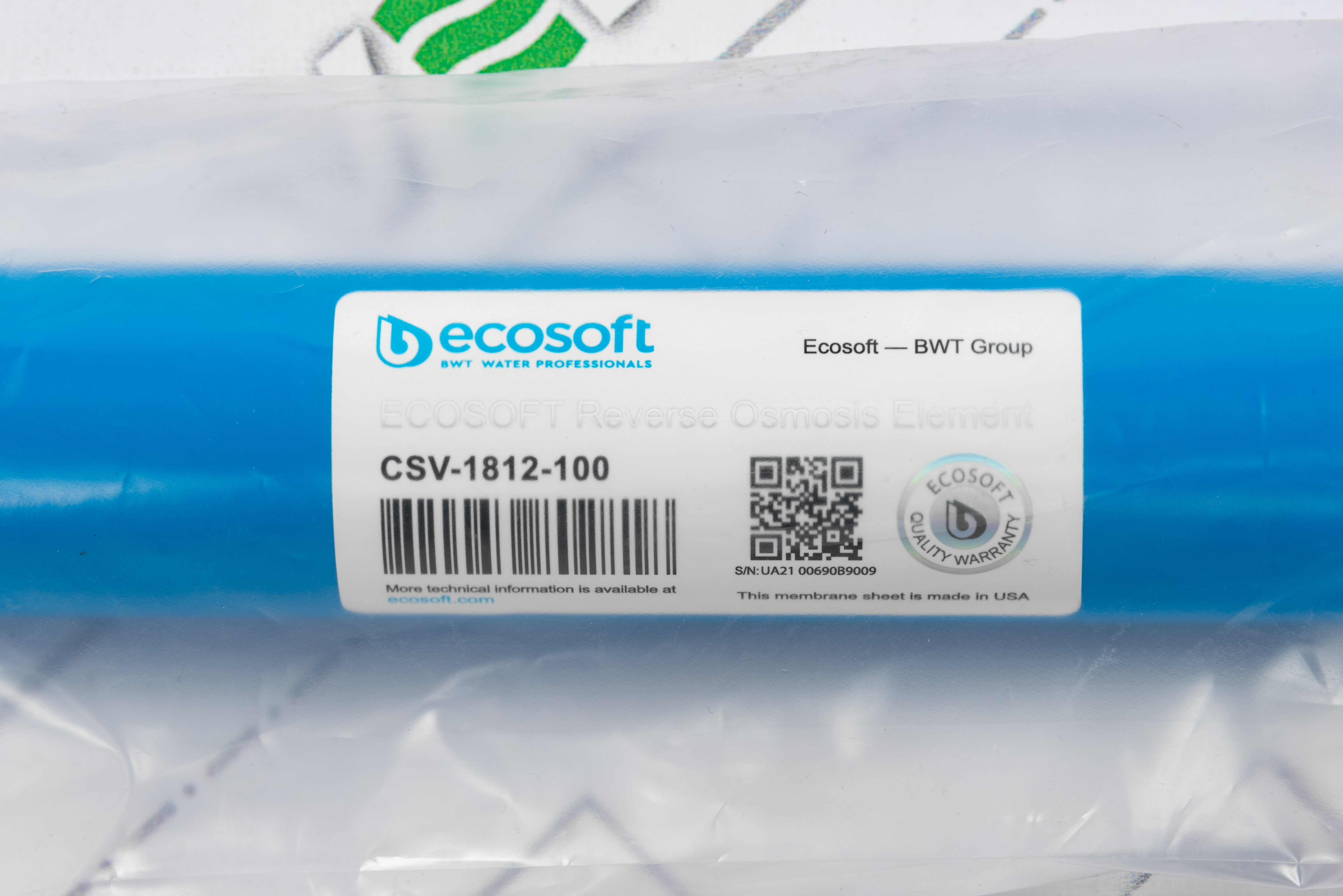 в продажу Мембрана Ecosoft 100 GPD CSV1812100ECO - фото 3