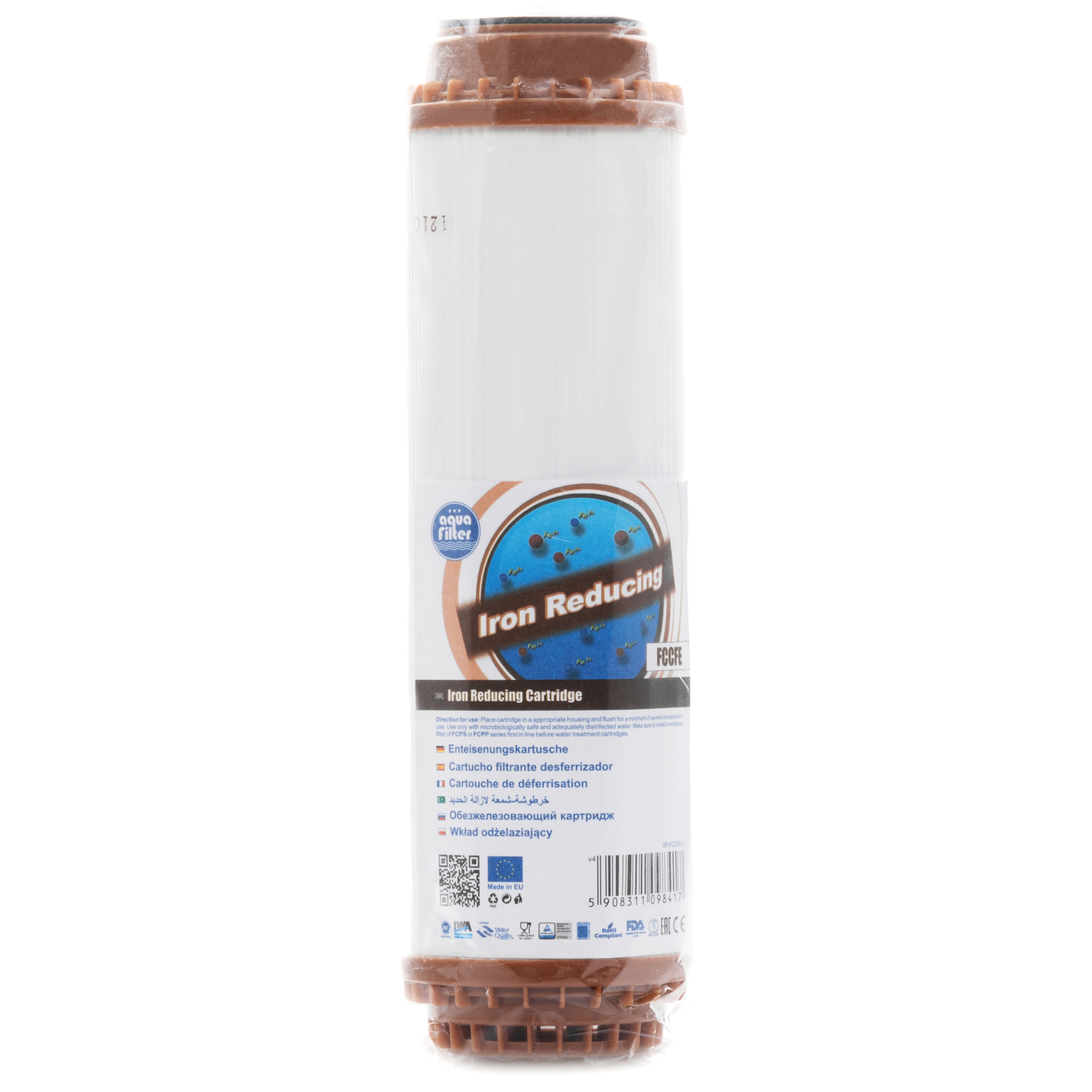 Картридж для фильтра Aquafilter FCCFE - 10" x 2 1/2" (от железа) 