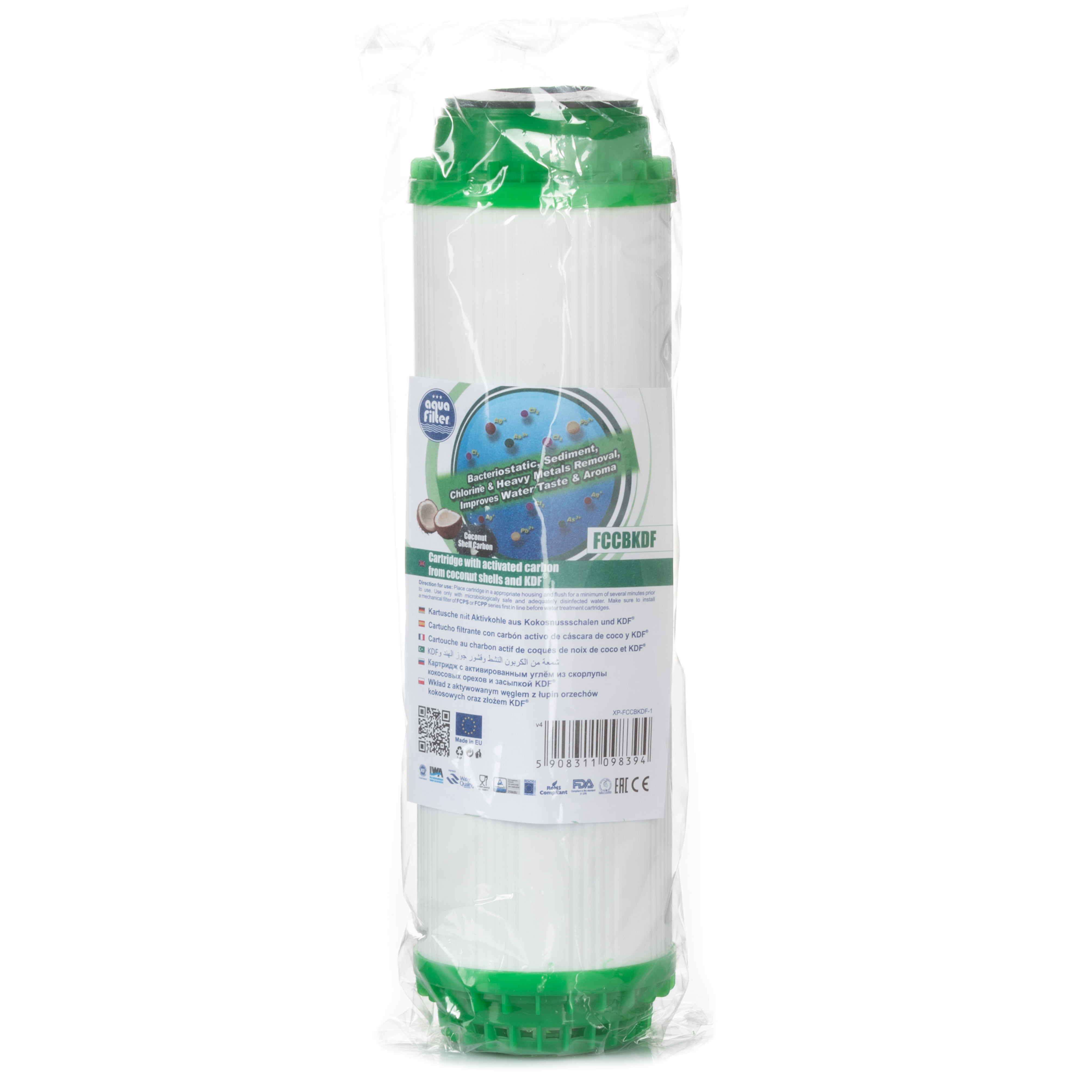 Картридж Aquafilter для холодной воды Aquafilter FCCBKDF 10"x 2 1/2" (Уголь) 