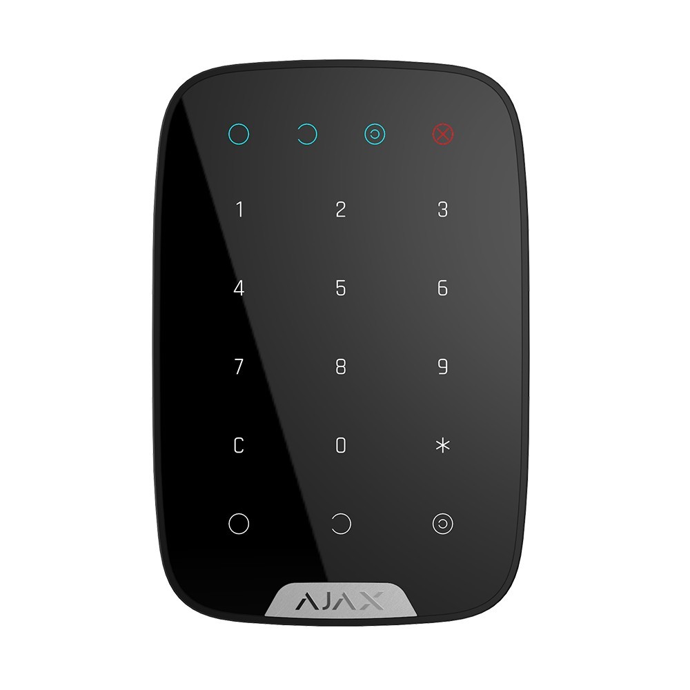 Бездротова сенсорна клавіатура Ajax KeyPad Black в інтернет-магазині, головне фото