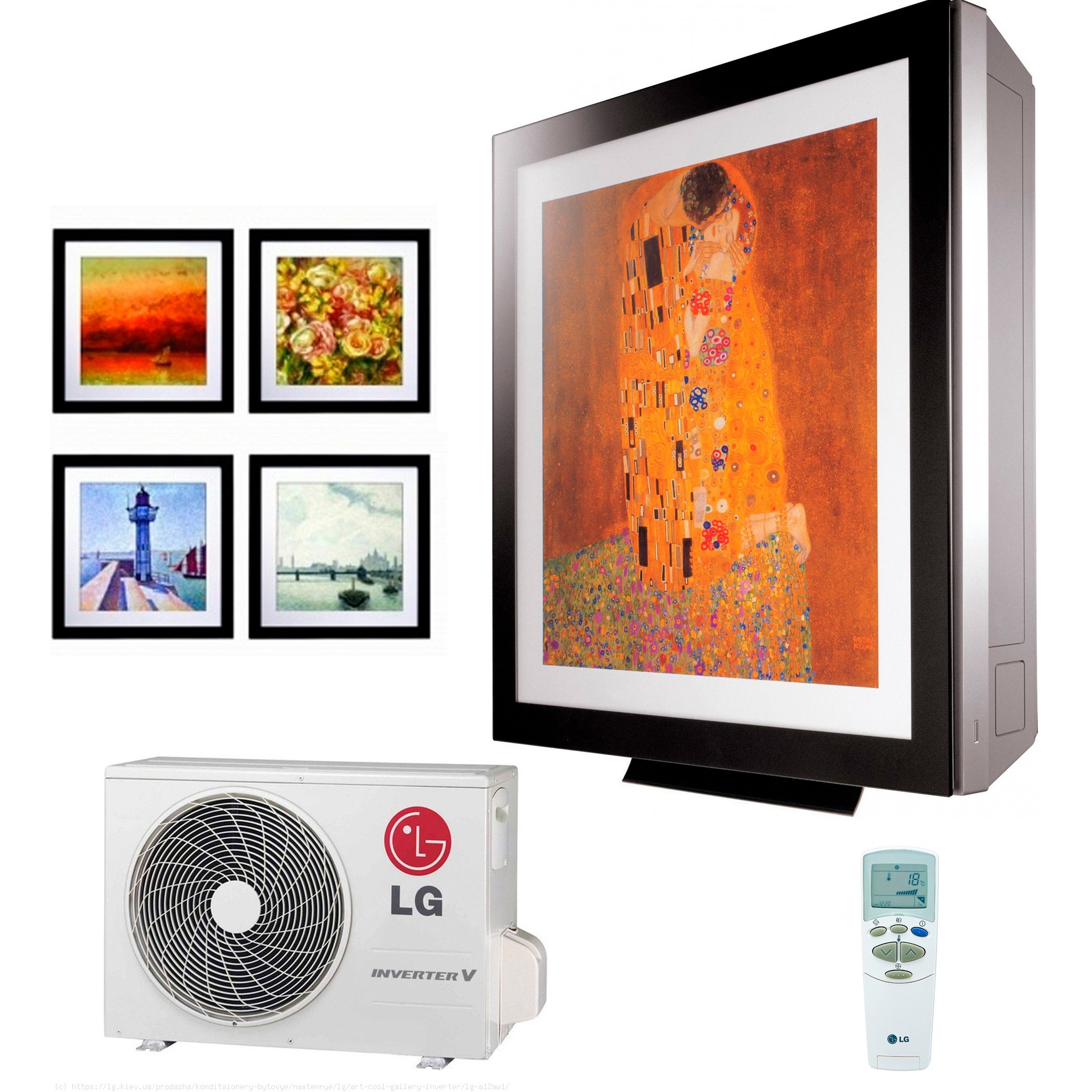 Кондиционер сплит-система LG Artcool Gallery A12FR в интернет-магазине, главное фото