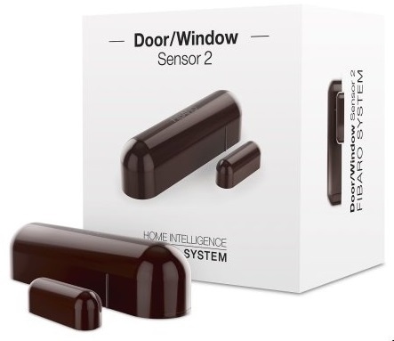 Розумний датчик Fibaro Door/Window Sensor Темно-коричневий ціна 1890.00 грн - фотографія 2