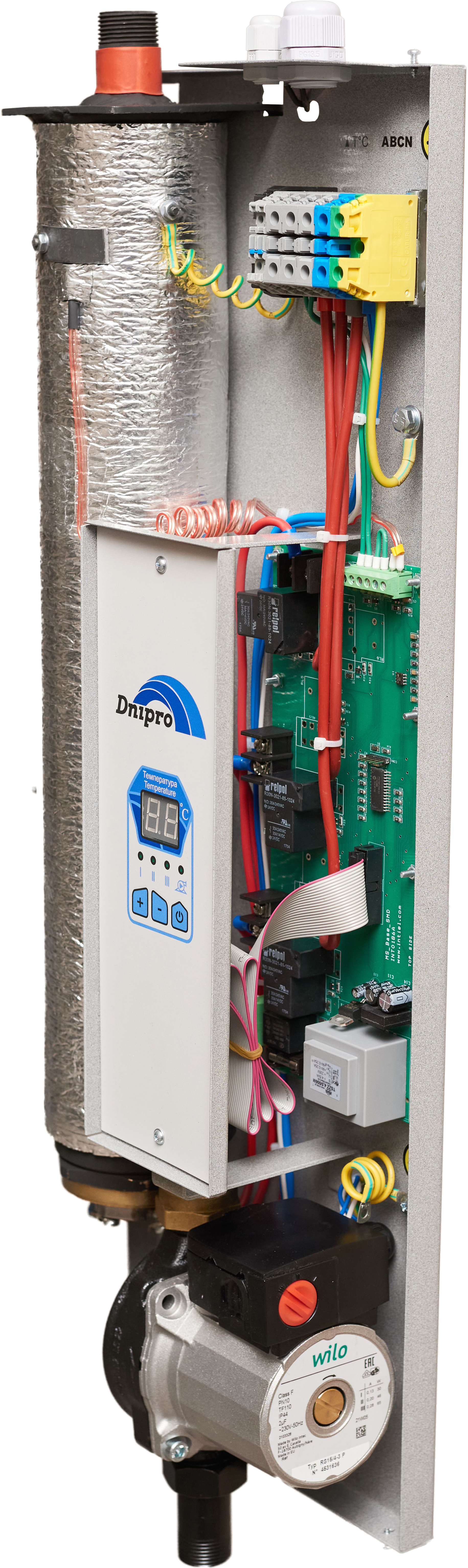 Электрический котел Dnipro Мини с насосом КЭО-М 24 кВт 380 отзывы - изображения 5