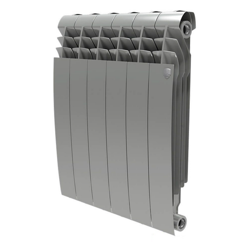 Радиатор отопления серый Royal Thermo Biliner Silver Satin 10 секций