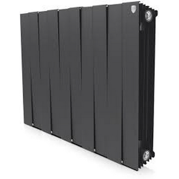 Радиатор для отопления Royal Thermo Piano Forte 6 секций чёрный