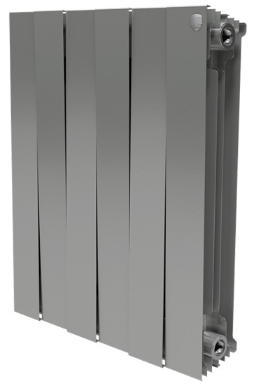 Купить радиатор royal thermo биметаллический Royal Thermo Piano Forte серый 4 секции в Киеве