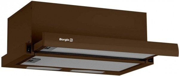 Вытяжка Borgio телескопическая Borgio Slim(2M) 60 Brown