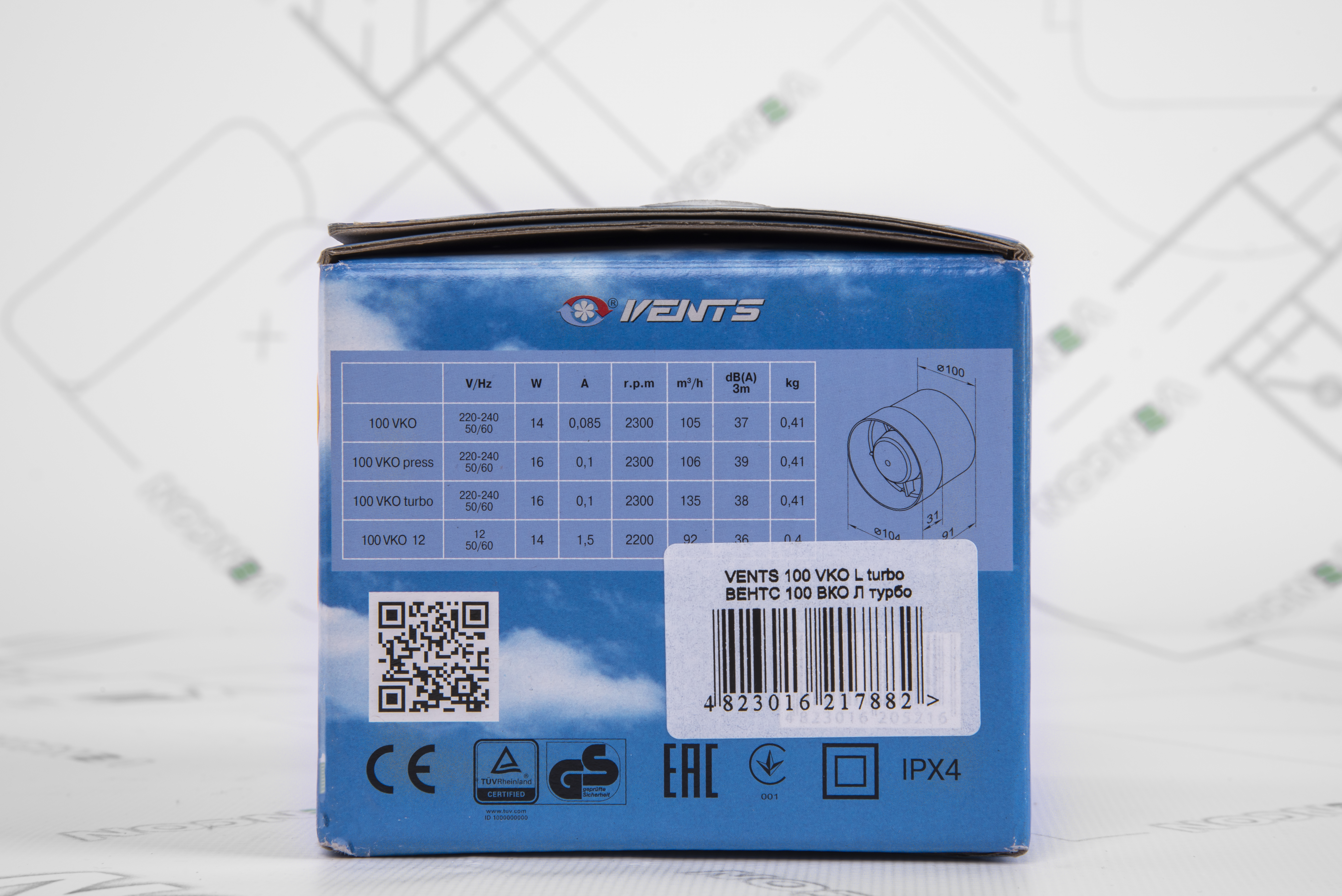 Канальний вентилятор Вентс 100 ВКО Л турбо інструкція - зображення 6
