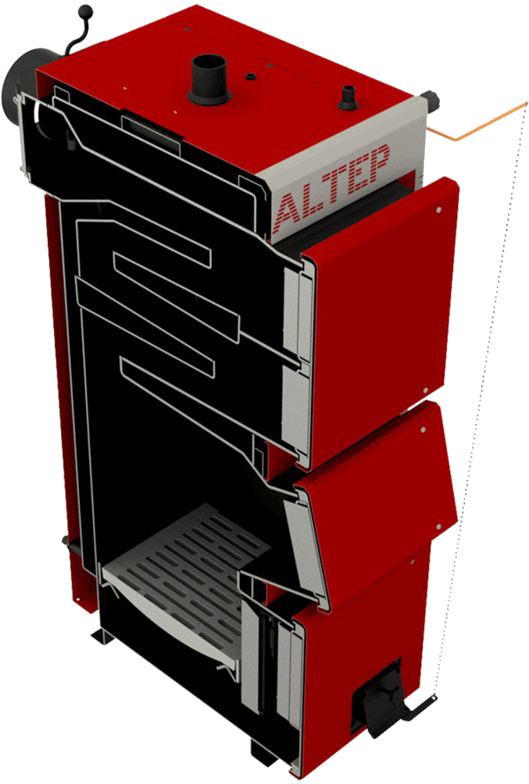 Твердотопливный котел 40 кВт Altep Duo Uni Plus KT-2E-NM 40 (комплект ручной)