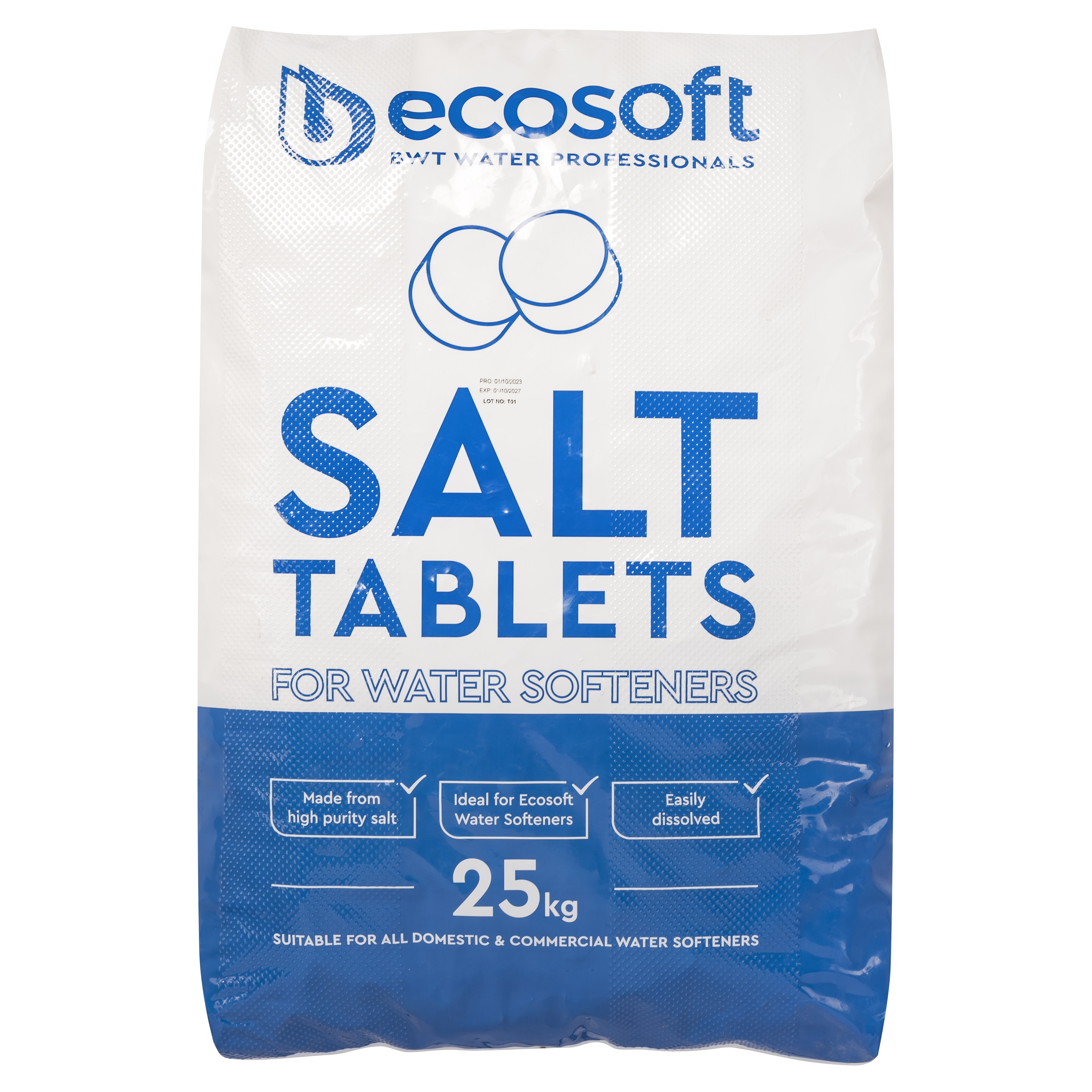 Ціна сіль для регенерації Ecosoft Ecosil 25кг в Києві