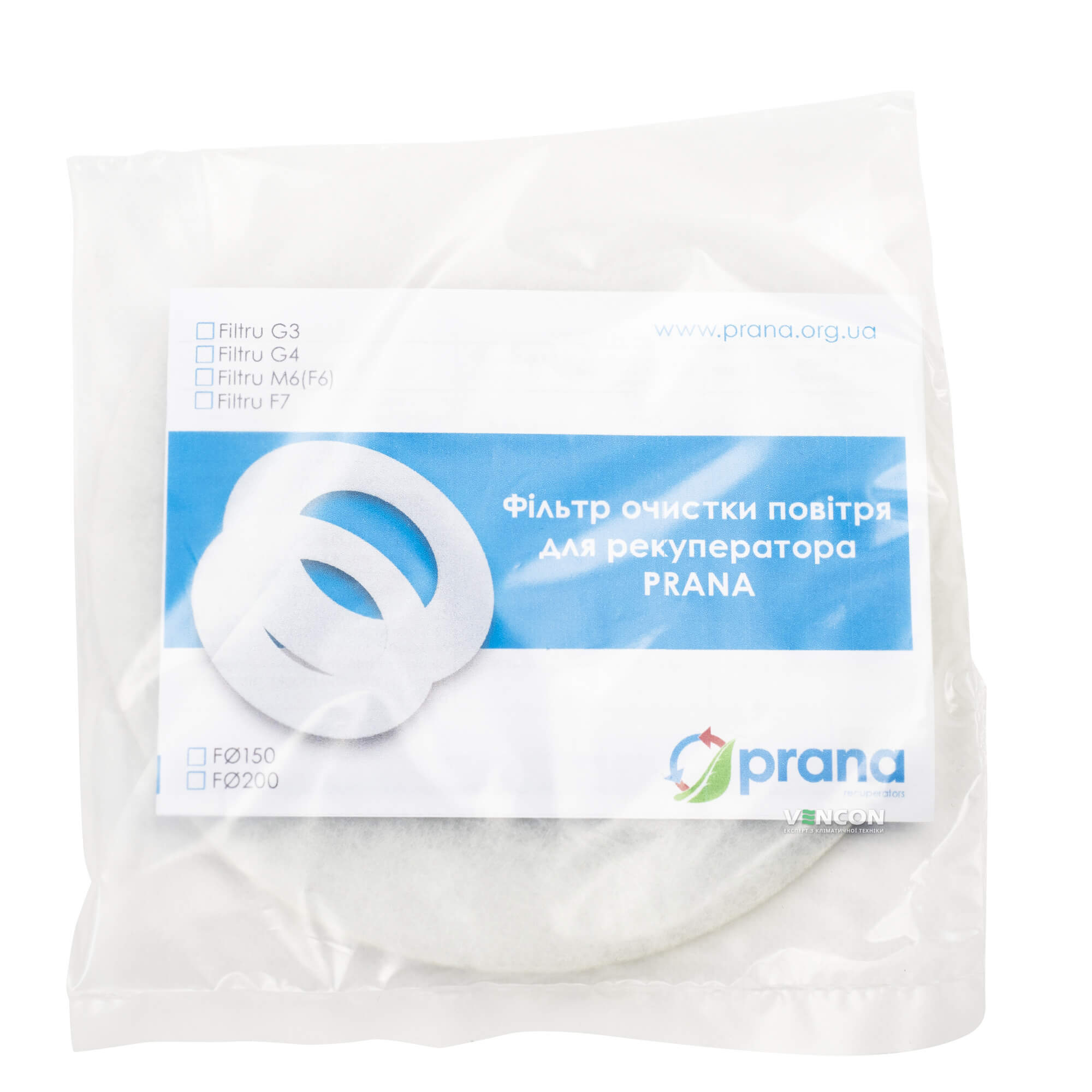 Фильтр вентиляционный Prana ФВ-150-G3 в интернет-магазине, главное фото
