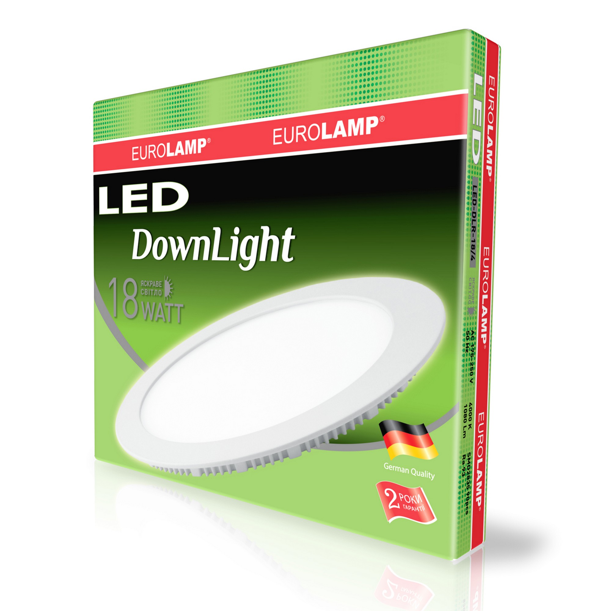 Світильник Eurolamp LED Downlight 18W 4000K круглий в інтернет-магазині, головне фото