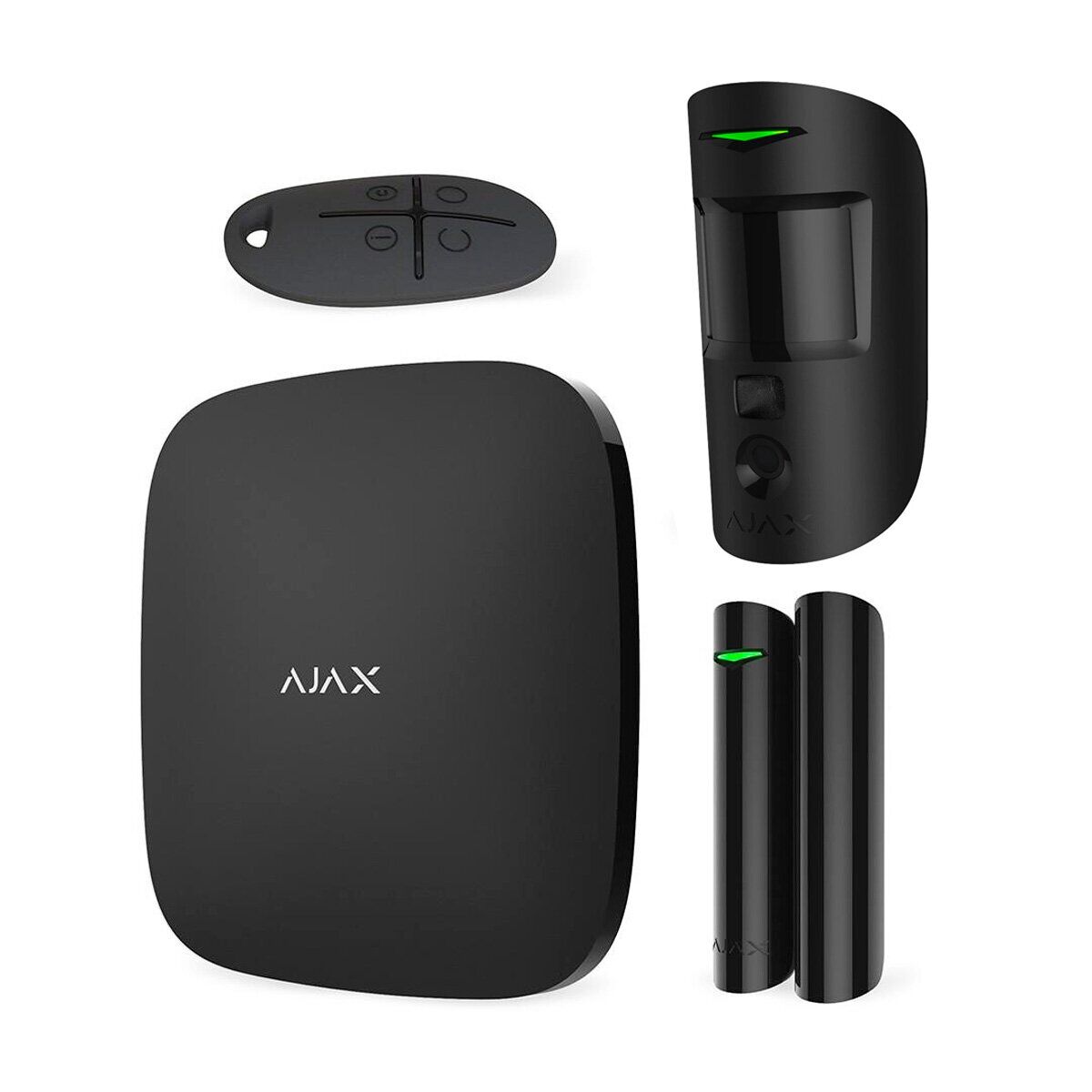 Комплект охоронної сигналізації Ajax StarterKit Cam Black в інтернет-магазині, головне фото