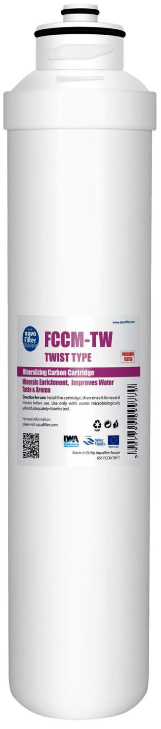 Мінералізатор для зворотного осмосу Aquafilter FCCM-TW (вугільно-мінералізуючий)