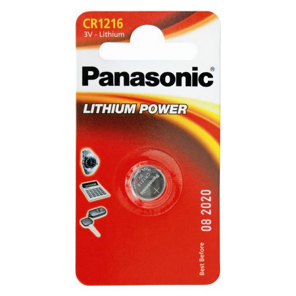 Li-ion батарейки Panasonic CR 1216 BLI 1 Lithium