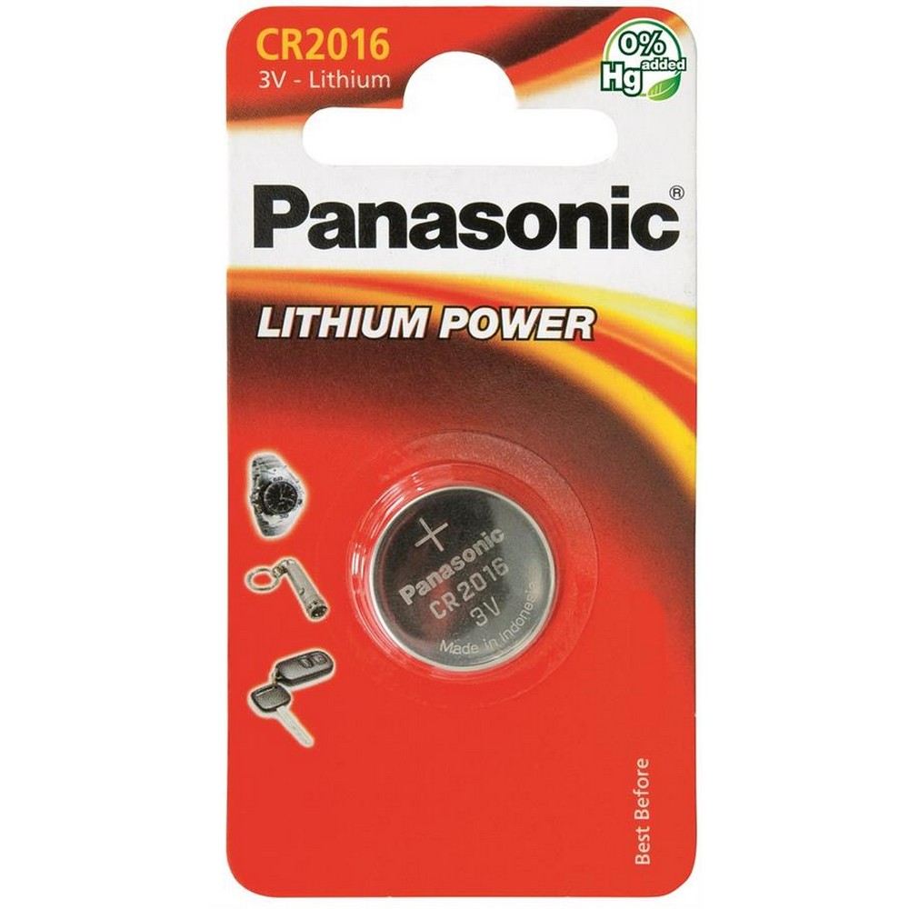 Характеристики батарейки типу cr2016 Panasonic CR 2016 [BLI 1 Lithium]