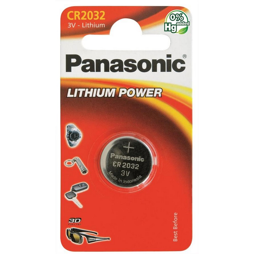 Батарейка Panasonic CR 2032 [BLI 1 Lithium]