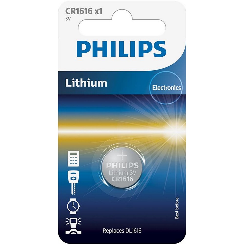 Li-ion батарейки Philips Lithium CR [CR1616/00B]