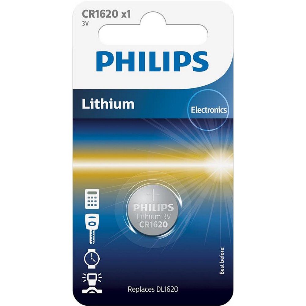 Li-ion батарейки Philips Lithium CR [CR1620/00B]
