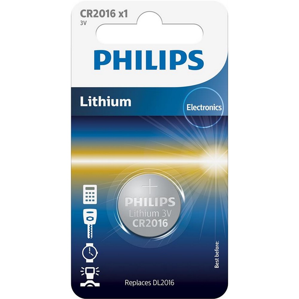 Батарейка Philips Lithium CR [CR2016/01B] в інтернет-магазині, головне фото