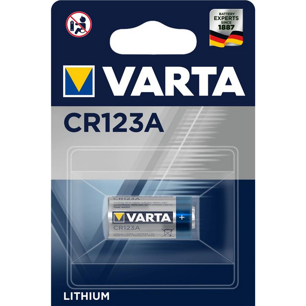 Ціна li-ion батарейки Varta CR 123A BLI 1 Lithium в Києві