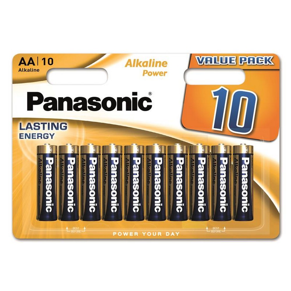 Батарейки типа АА Panasonic Alkaline Power AA BLI 10