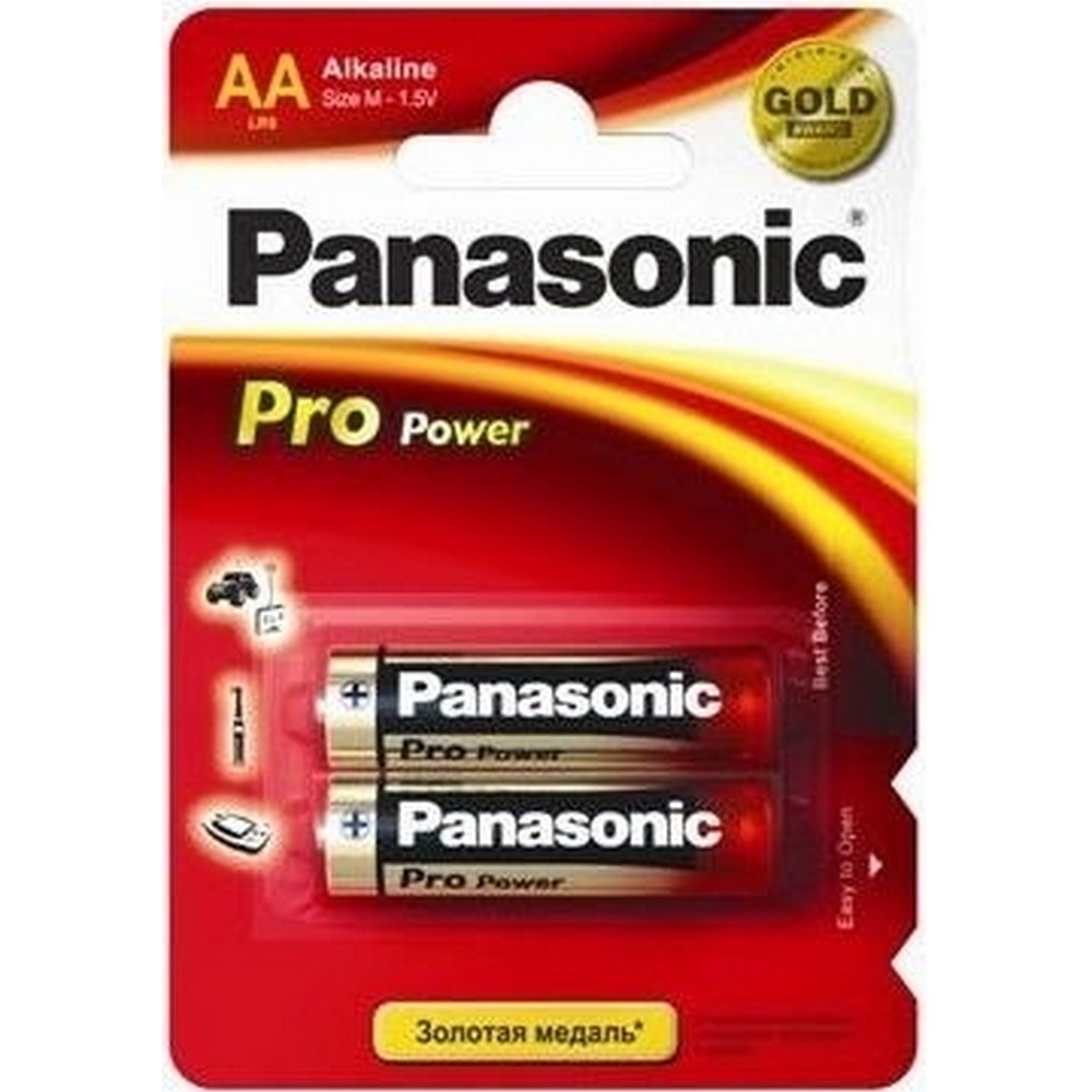 Батарейки типу АА Panasonic Pro Power AA [BLI 2 Alkaline]