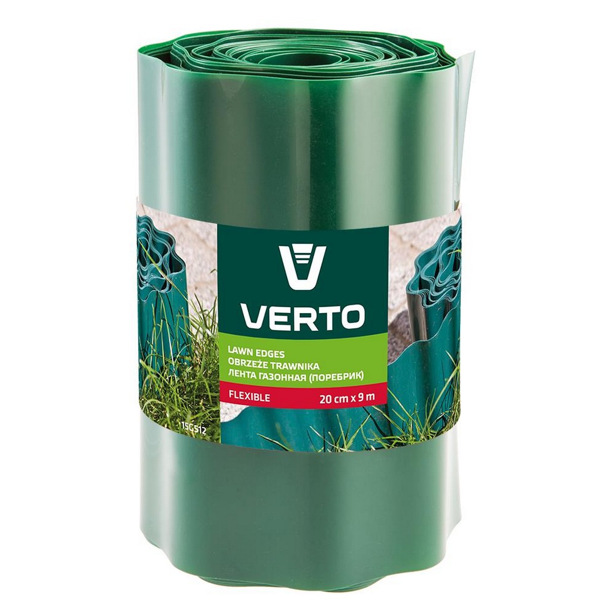 Характеристики лента газонная Verto 15G512