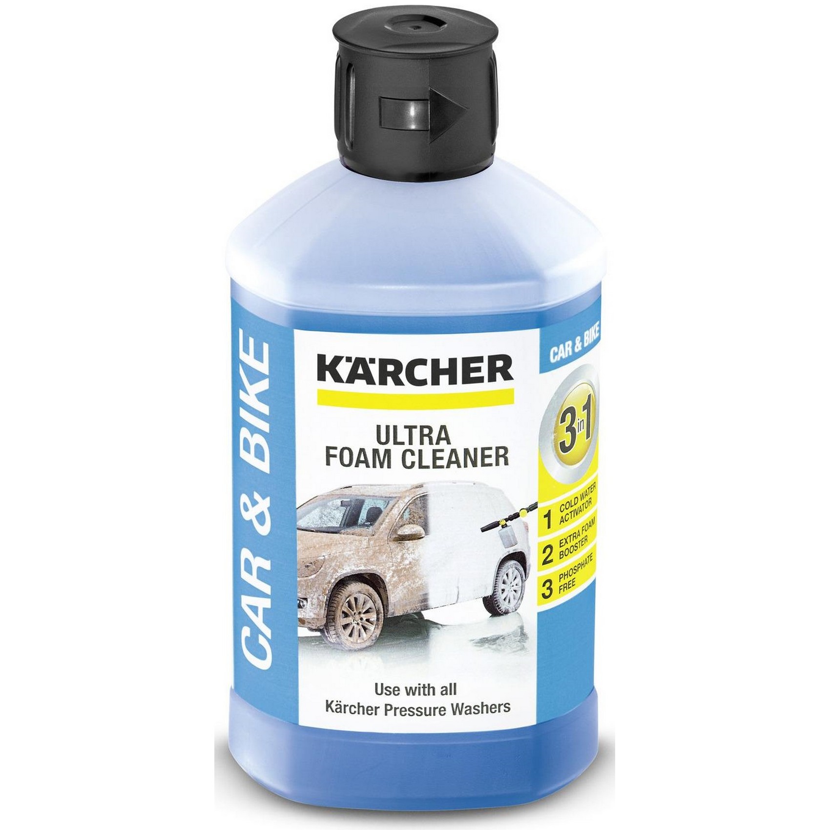Средство для пенной очистки Karcher Ultra Foam 3-в-1, 1л (6.295-743.0) в интернет-магазине, главное фото