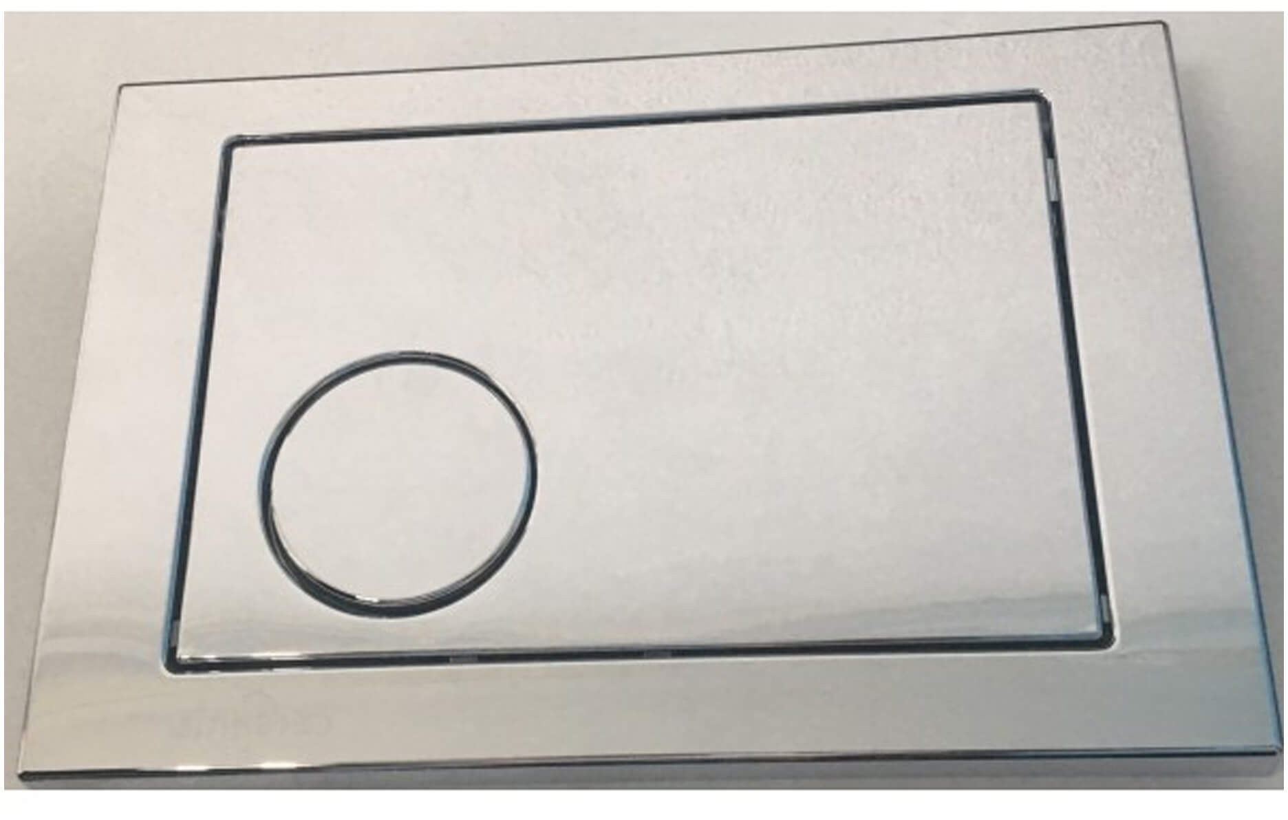 Панель смыва Cersanit LINK круглая хром блестящая в интернет-магазине, главное фото