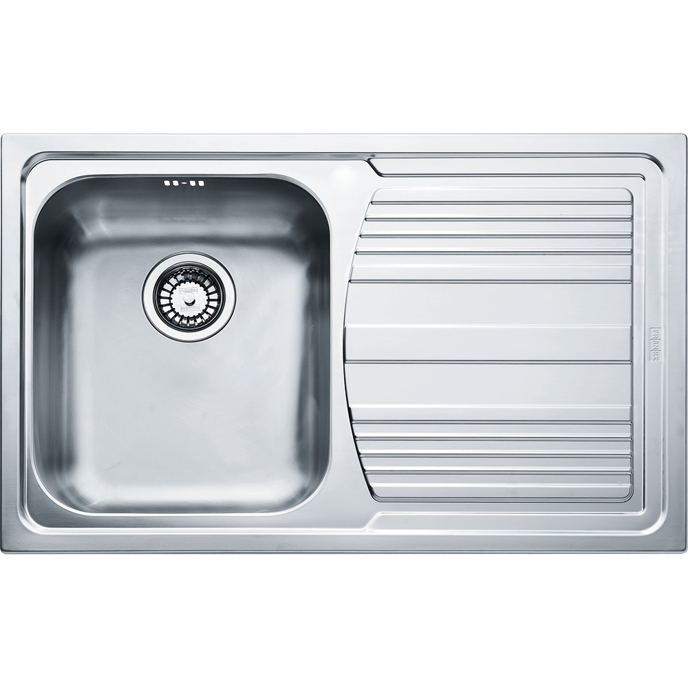 Кухонна мийка срібляста Franke Logica Line LLL 611-79 101.0381.810 (декор)