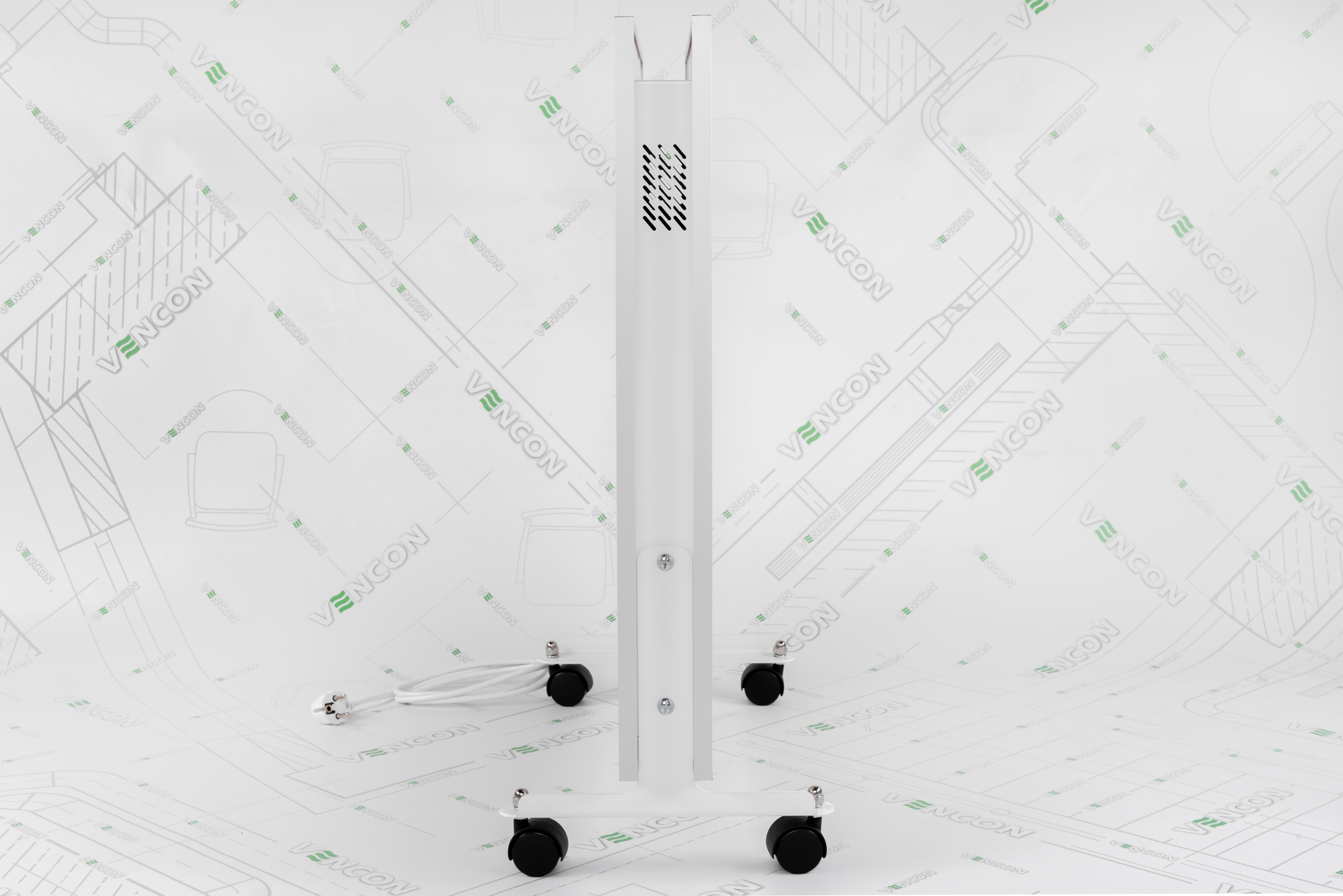 Панельний обігрівач Ecoteplo DUO 1000 ME сірий лофт з ніжками відгуки - зображення 5