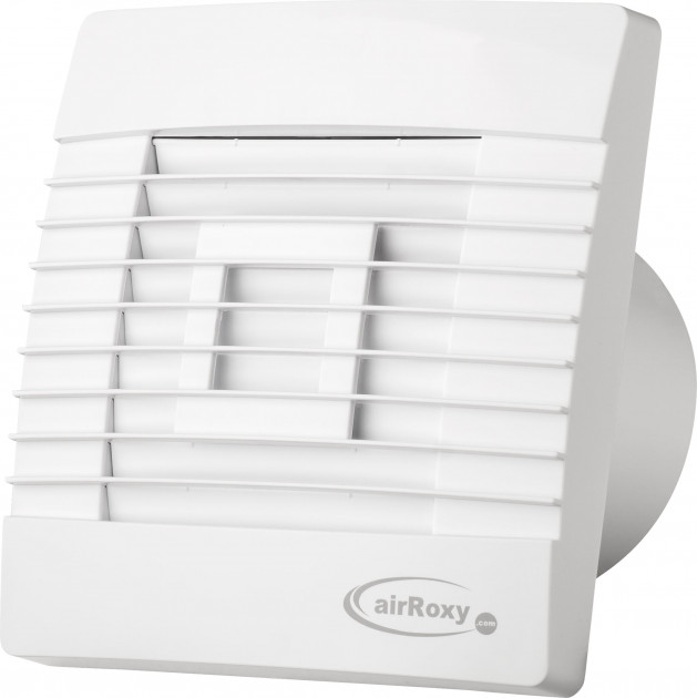 Купить вентилятор airroxy с автоматическими жалюзи AirRoxy pRestige 100 ZG PS (01-026) в Киеве