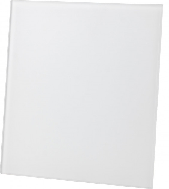 Кришка для вентилятора AirRoxy dRim Glass білий глянець (01-170)