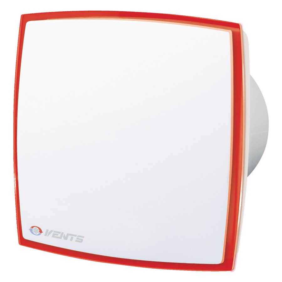 Вытяжной вентилятор Вентс 100 ЛД Лайт красный в интернет-магазине, главное фото