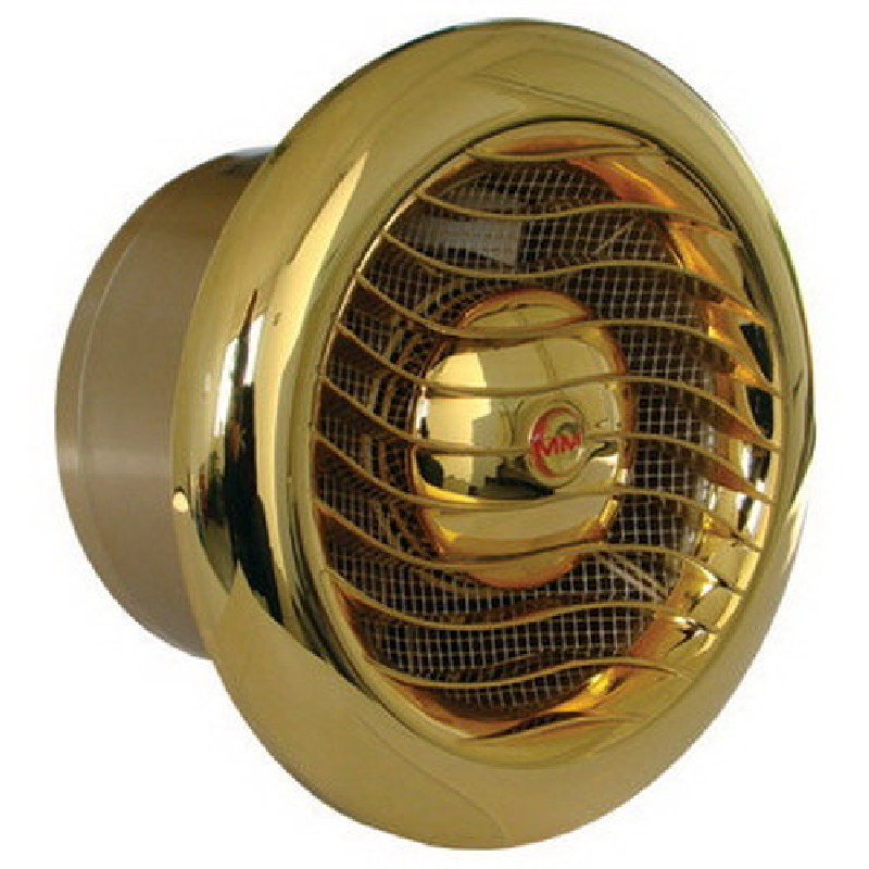 Золотистый вытяжной вентилятор MMotors ММ 100/110 золото