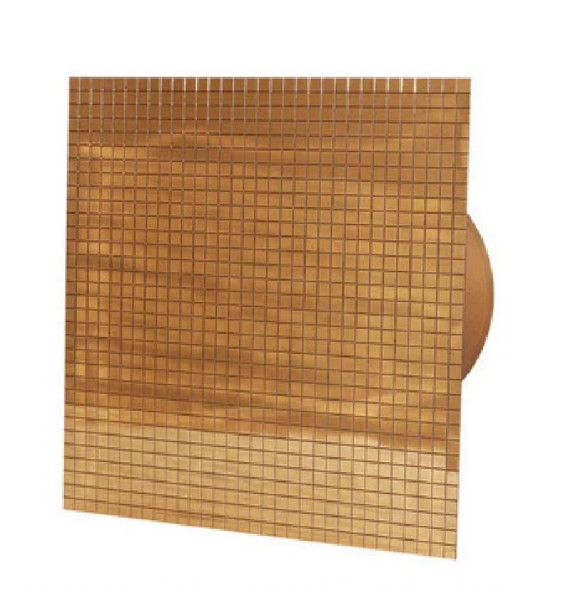 Золотистый вытяжной вентилятор MMotors ММ-Р 06 UE мозаика золото