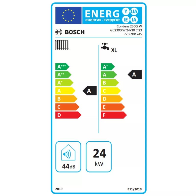 Газовый котел Bosch Condens GC2300iW 24/30 C 23 (7736902153) цена 48600.00 грн - фотография 2