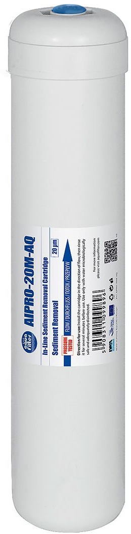Картридж на 20 мкм Aquafilter AIPRO-20M-AQ (механіка) 