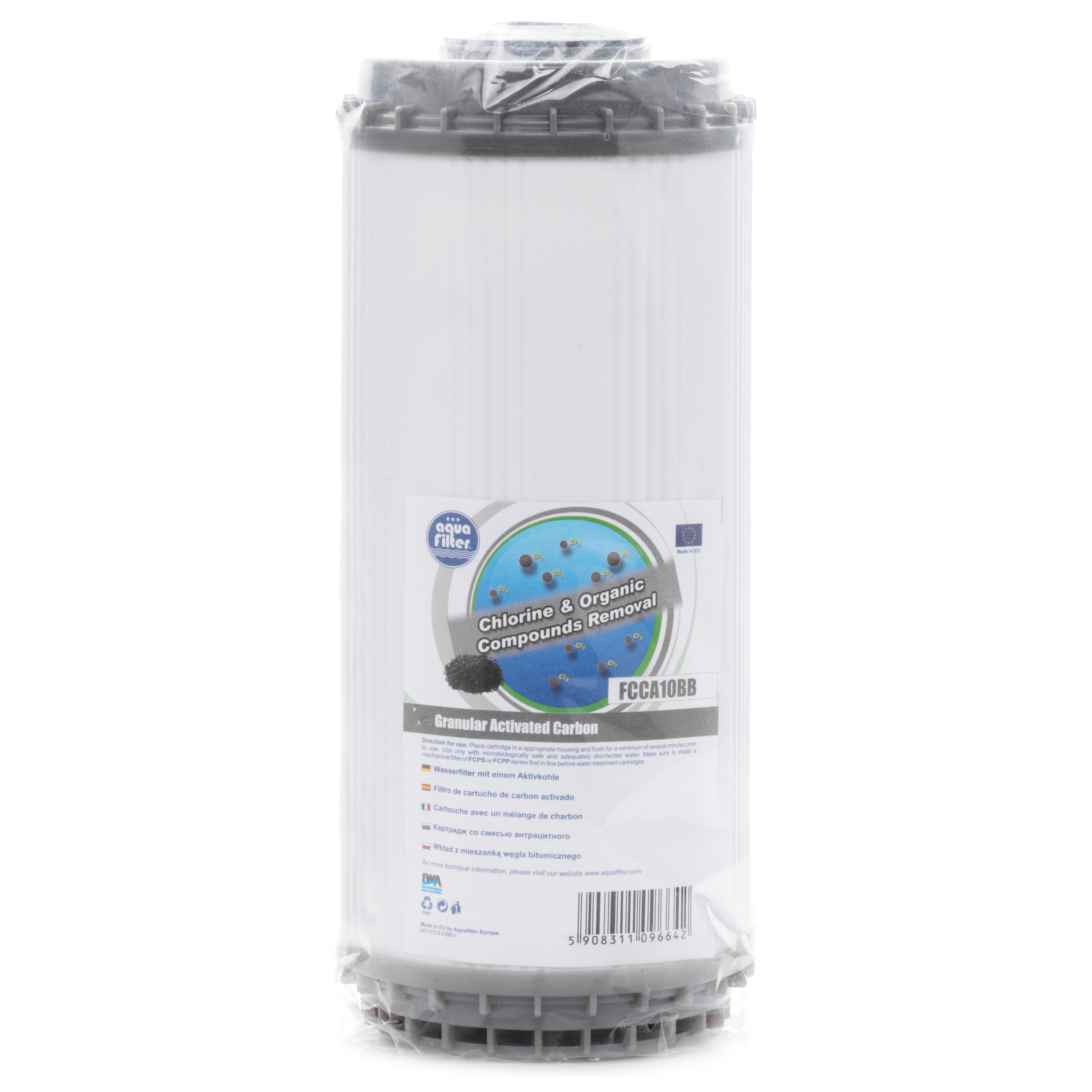 Картридж для колбы Big Blue 10 Aquafilter FCCA10BB (Уголь) 