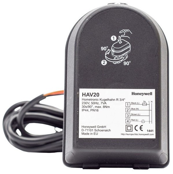 Кран с электроприводом Honeywell Resideo HAV20 220V 3/4" отзывы - изображения 5